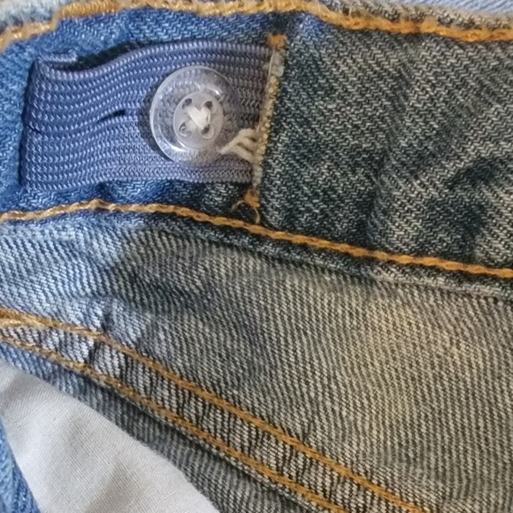 Old Navy Jeans Girls Button Fly Adjustable Waist High Rise - Picture 4 of 5